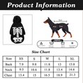 thumbnail image 3 of Halloween mascota perro gato calavera sudaderas con capucha brillante esqueleto huesos traje para perros gatos (S) brillar Electrónica, 3 of 5