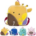thumbnail image 2 of Coofit Toddler Backpack Cartoon Splash-proof Canvas Backpack Kids Animal Backpack, 2 of 10