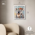 thumbnail image 4 of Flower Child Koala Shadowbox Print Zoo Art by Art Remedy, White Frame, 16 x 20, 4 of 6