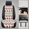 thumbnail image 5 of Eheartsgir Dustproof Car Seat Covers for Most Vehicles, Quilted Padded Fabric Non Slip Car Front Seat Covers, Christmas Fair Isle Theme, 5 of 6