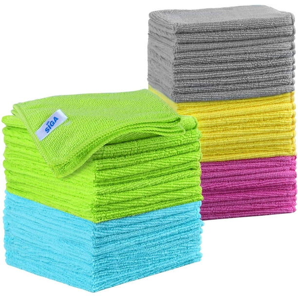 MR.SIGA Microfiber Cleaning Cloth, AllPurpose Cleaning Towels, Pack of