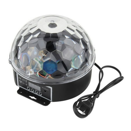 6 Colors LED Crystal Magic Ball Effect Light Disco DJ Stage Party