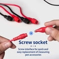 thumbnail image 4 of Professional Multimeter Test Leads Kit, High Purity Copper Wires For Accurate Measurements, Gold-Plated Probes For Universal Compatibility And Durability, 4 of 5