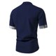 thumbnail image 3 of Camisas de Manga Corta de los Hombres Casual Color Sólido Collar de Solapa Suelto Top de Verano, Manga Corta Tops de Verano para la Comodidad Diaria, 3 of 3
