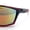 Black Red Frame - Orange Mirror Lens, variant on SA106 Sport Wrap Sunglasses UV400 Mirror Lens Lightweight Active Eyewear Black Blue Frame - Blue Mirror Lens