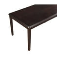 thumbnail image 4 of New Classic Gia 60" 5-Piece Rectangular Wood Dining Set with 4 Chairs in Ebony, 4 of 13
