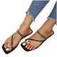 thumbnail image 4 of Amzcrzy Zapatos de mujer,Zapatos de mujer,Zapatillas de mujer, Sandalias planas con punta cuadrada y diamantes de imitación para mujer Sandalias Mujer Zapatillas De Casa, 4 of 5