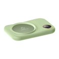 thumbnail image 2 of Calentador de café para escritorio, calentador de bebidas eléctrico, placa, apagado automático, calentador de tazas portátil con temperatura ajustable verde, 2 of 8