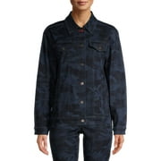 EV1 from Ellen DeGeneres Women's Oversized Camo Jean Jacket