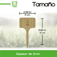 thumbnail image 4 of Tags de bambú Identificador Marcador para plantas Smart Garden 20 piezas, 4 of 5