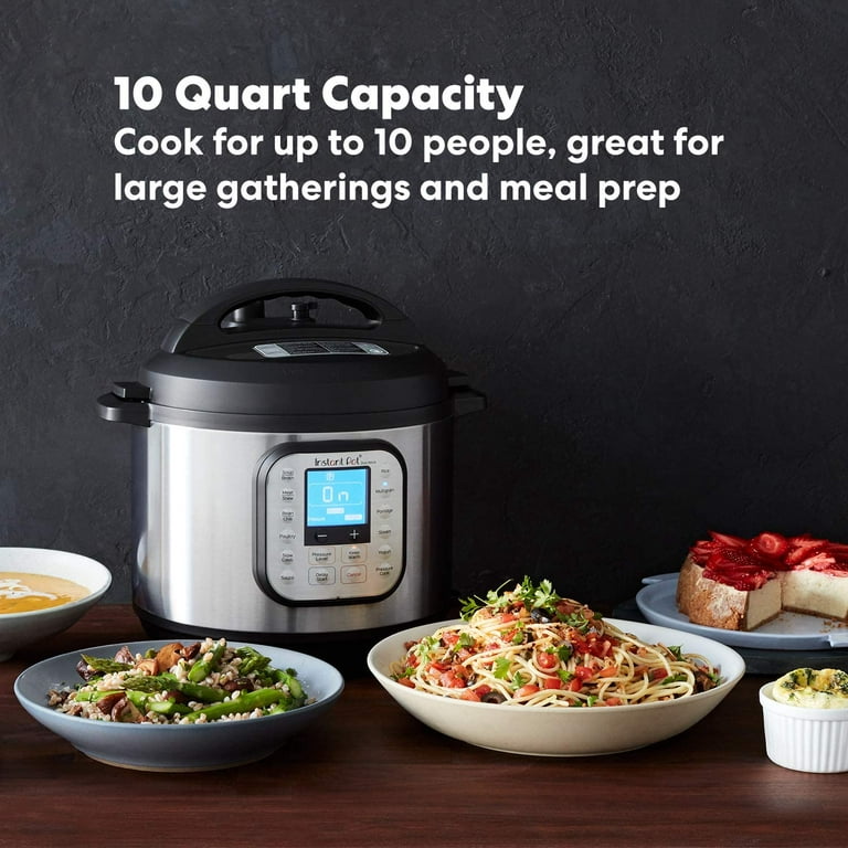 Instant Pot Duo Plus 9-in-1 Electric Pressure Cooker, Sterilizer, Slow  Cooker, Rice Cooker, Steamer, 8 Quart, 15 One-Touch Programs & Ceramic Non