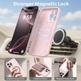 thumbnail image 3 of Funda de silicona magnética Ktele para iPhone 16 Pro Max de 6.9 pulgadas, color rosa, 3 of 8