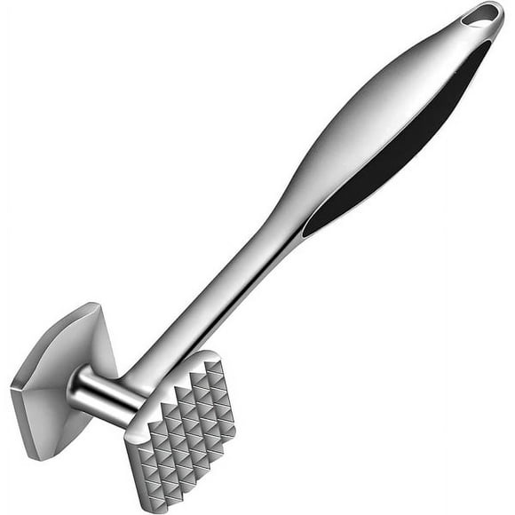 Meat tenderizer, meat mallet, meat tenderizer tool, meat mallet with rubberized handle