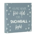 thumbnail image 3 of You're Never Too Old for a Snowball Fight Box Top Art, 3 of 3