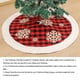thumbnail image 4 of Naiovety de árbol de Navidad con diseño de copos de nieve y muebles de tela para el hogar Diámetro 122 cm Cubierta de base Granja Kits de decoración para fiestas, 4 of 6