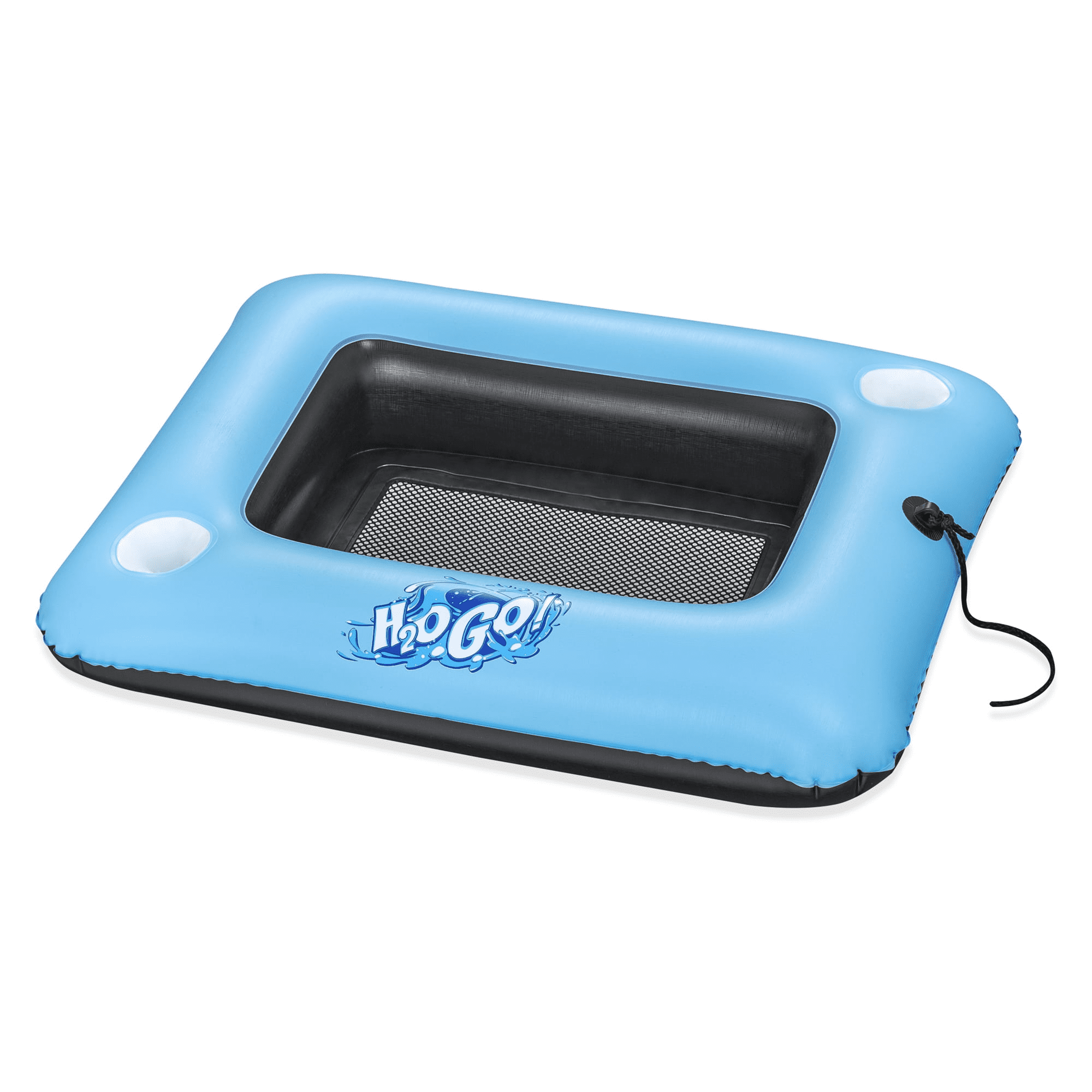 H2OGO! 32 in. x 26 in. Chill N' Sip Blue Cooler Pool Float, 10-28 Qt 