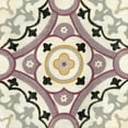 thumbnail image 2 of Zarris, Chariklia 12x12 Gold Ornate Wood Framed with Double Matting Museum Art Print Titled - Lavender Suzani II, 2 of 4