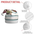 thumbnail image 4 of Salouo Bird and Floral for Adult Christmas Hat Xmas Holiday Hat Santa Hat for Women & Men Festive Headwear Accessories Fit for Christmas/ New Year/Holiday/Party,1PC, 4 of 6