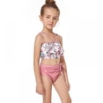 thumbnail image 1 of GYRATEDREAM Girls' Flounce Bikini Beach Sport 2 Piece Swimsuit 4-14 Years, 1 of 6