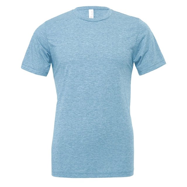 BELLA+CANVAS T-Shirt à Col Rond en Mélange pour Hommes/femmes