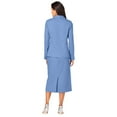 thumbnail image 3 of Roaman's Women's Plus Size Two-Piece Skirt Suit With Shawl-Collar Jacket Skirt Suit, 3 of 6