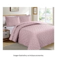 thumbnail image 4 of Set De Edrecolcha Home Trends Cationic Rosa 3 Piezas King Size, 4 of 4