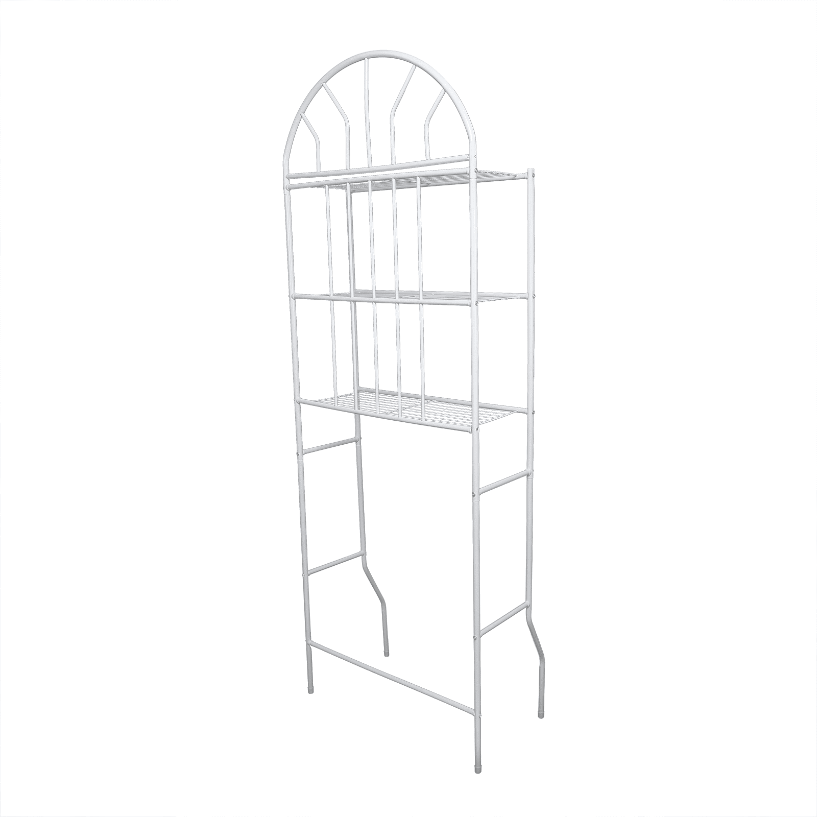 Loyalheartdy 70" Tall 3 Tier Bathroom Storage Stand Organizer Holder Free Standing Toilet Shelf Towel Rack Over The Toilet White