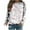 White, variant on Azrian Womens Shirts Valentine'S Day Sweatshirt Long Sleeve Pullover Tunic Tops