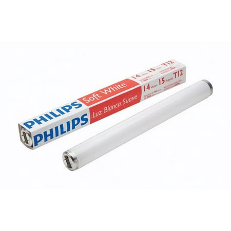 

Philips 14W T12 1.5 Dia. x 15 in. Soft White Fluorescent Bulb Linear - 700 Lumens - Pack of 6