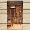 thumbnail image 1 of Toallas ABPHQTO estilo occidental vaquero 75x140 cm para hogar Playa baño Piscina Viaje Spa, 1 of 1