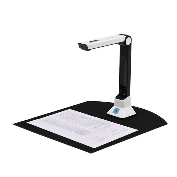 Eccomum BK50 Portable 10 -pixel High Definition Scanner Capture Size A4 Document Camera for Card Passport File Documents Recognition Support 7 Languages German/ Russian/ French/ Japanese/ Spanish/ I