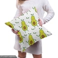 thumbnail image 5 of Ambesonne Avocado Fabric by the Yard Upholstery, Repetitive Aguacate Plot, 2 Yards, Yellow Fawn and Fern Green, 5 of 5