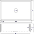 thumbnail image 2 of Pemberly Row Contemporary 30" Single Bowl Bamboo Kitchen Farm Sink, 2 of 9