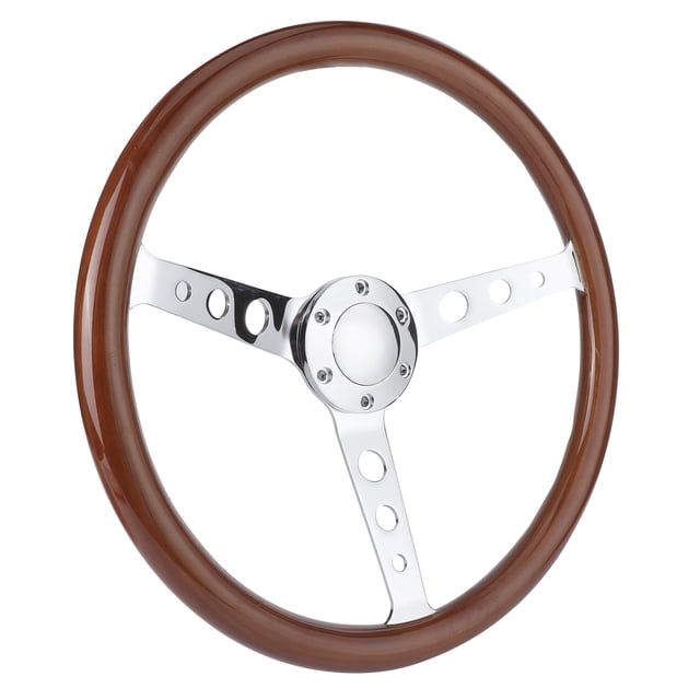 Volante con orificios, volante de 15 pulgadas con 6 orificios, accesorio de repuesto para automóvil modificado de primera línea