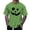 Z24 Green, variant on SJLDQY Halloween Mens Short Sleeve Tshirts Pumpkin Face Graphic Hallowmas T-Shirts for Men Casual Crew Neck Loose Fit Soft Tops