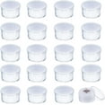 thumbnail image 6 of 1bag 20pcs 2 colors Mini Round Stone box Small Loose Diamond Gemstone Display Case Plastic Containers Holder with Clear Top Lids and Sponge Black and White 1.2×0.7 Inch, 6 of 9