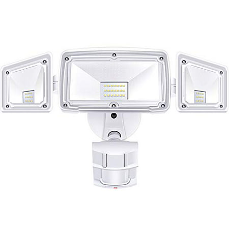 3 Head Led Security Lights Motion, Outdoor Led Security Lights With Sensor