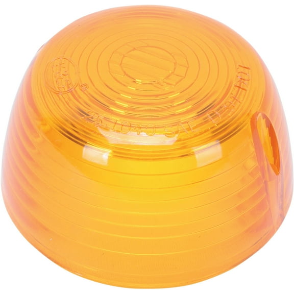 K&S DOT Amber/Orange Turn Signal Lens fits many old Hondas (25-1040)