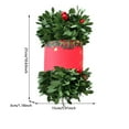 thumbnail image 2 of Artificial Christmas Garland Greenery - Non-Lit Soft Green Pine Vine with Red Berries for Holiday Decor, Twistable Garland for Indoor Outdoor Xmas Tree, Staircase, Fireplace, Party Wedding Decoration, 2 of 5