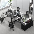 thumbnail image 4 of YSNW Computer Desk 47" Modern Sturdy Office Desk Computer Table PC Laptop Study Writing Desk for Home Office, Black, 4 of 7