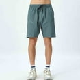 thumbnail image 2 of Stamzod Running Shorts for Men Summer Lightweight Quick-Dry Casual Short Mens Outdoor Activewear with Zipper Pocket Green B M, 2 of 7