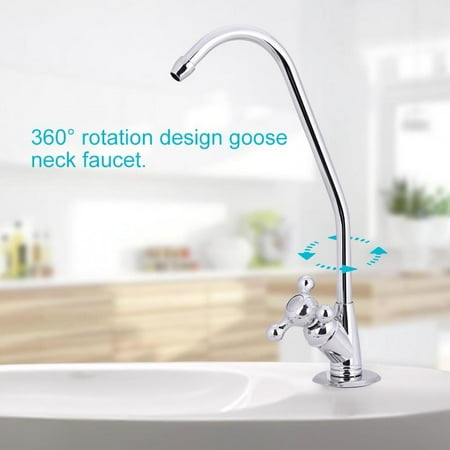 

1/4 Zinc Alloy Kitchen Faucet Tap Reverse Osmosis RO Drinking Water Filter