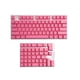 thumbnail image 2 of PBT Keycaps, mecánico Interruptores duraderos Gaming Mini Compact Mini Rosado jinwen Tecla de computadora, 2 of 5