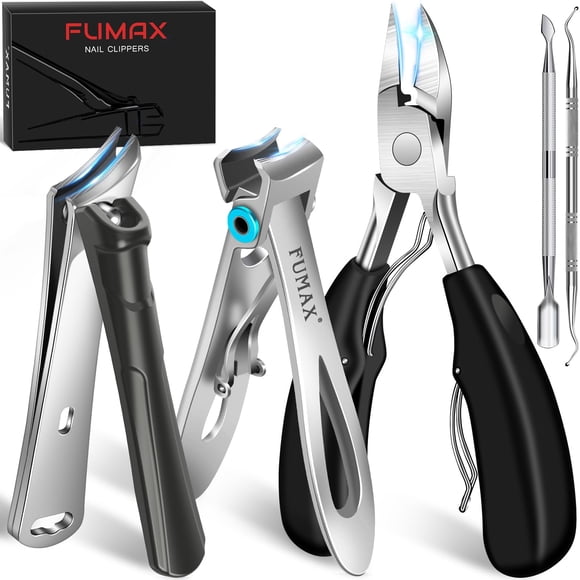 Juego 5 en 1 de cortaúñas FUMAX para uñas gruesas para personas mayores