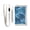 Ocean Wavea, variant on JIALIOU Nylon Trifold Card Wallet with ID Window Zipper Pocket for Men Women Teen Cute Capybara and Leaf