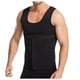 thumbnail image 5 of Fajas moldeadoras para hombre, corsé elástico alto, cintura sin mangas, cuello redondo, top para hombre, 5 of 6