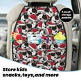 thumbnail image 5 of Xecao Cute Dog Pattern Car Seat Back Protector 2 Pack Large Capacity Pocket, Kick Mats Back Seat Protector, 5 of 8