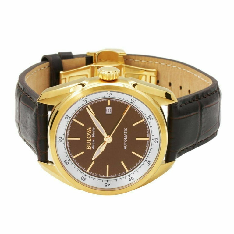 Bulova Men s Tellaro Brown Dial Watch 64B127