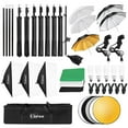 thumbnail image 3 of Winado Video Photo Studio Photography Lighting Kit 3 X Backdrops 5 X Umbrella Stand Set, 3 of 15