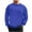 Blue, variant on FAIWAD Men Oversized Sweatshirt Crewneck Long Sleeve Drop Shoulder Pullover Soft Loose Basic Outdoor Workout Clothes